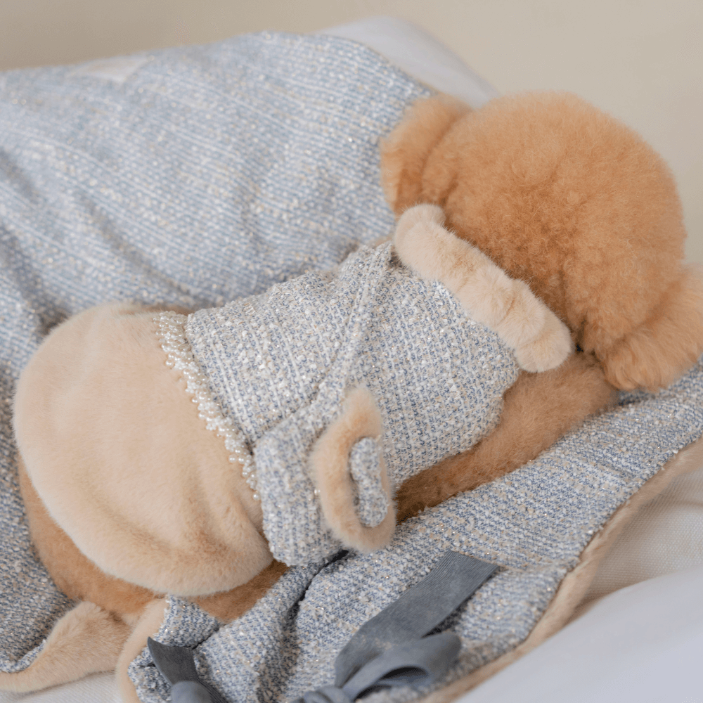 Coco Fur Tweed Blanket (2color)