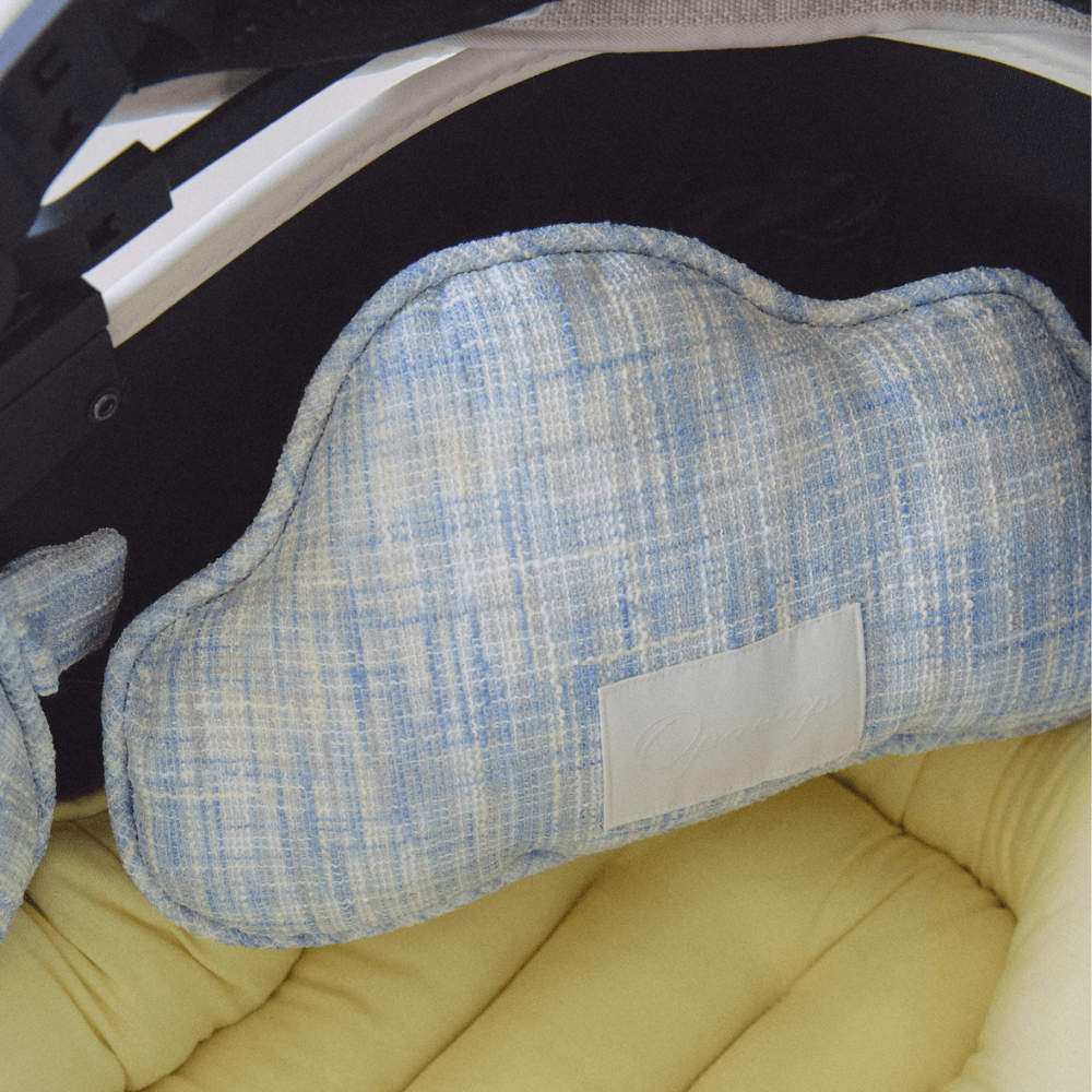 【5/12 21:00予約販売開始】Summer Tweed Buggy Pillow（Blue）