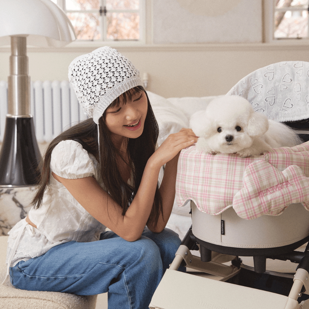 【予約】Fluffy Buggy Guard (Rosy Check)