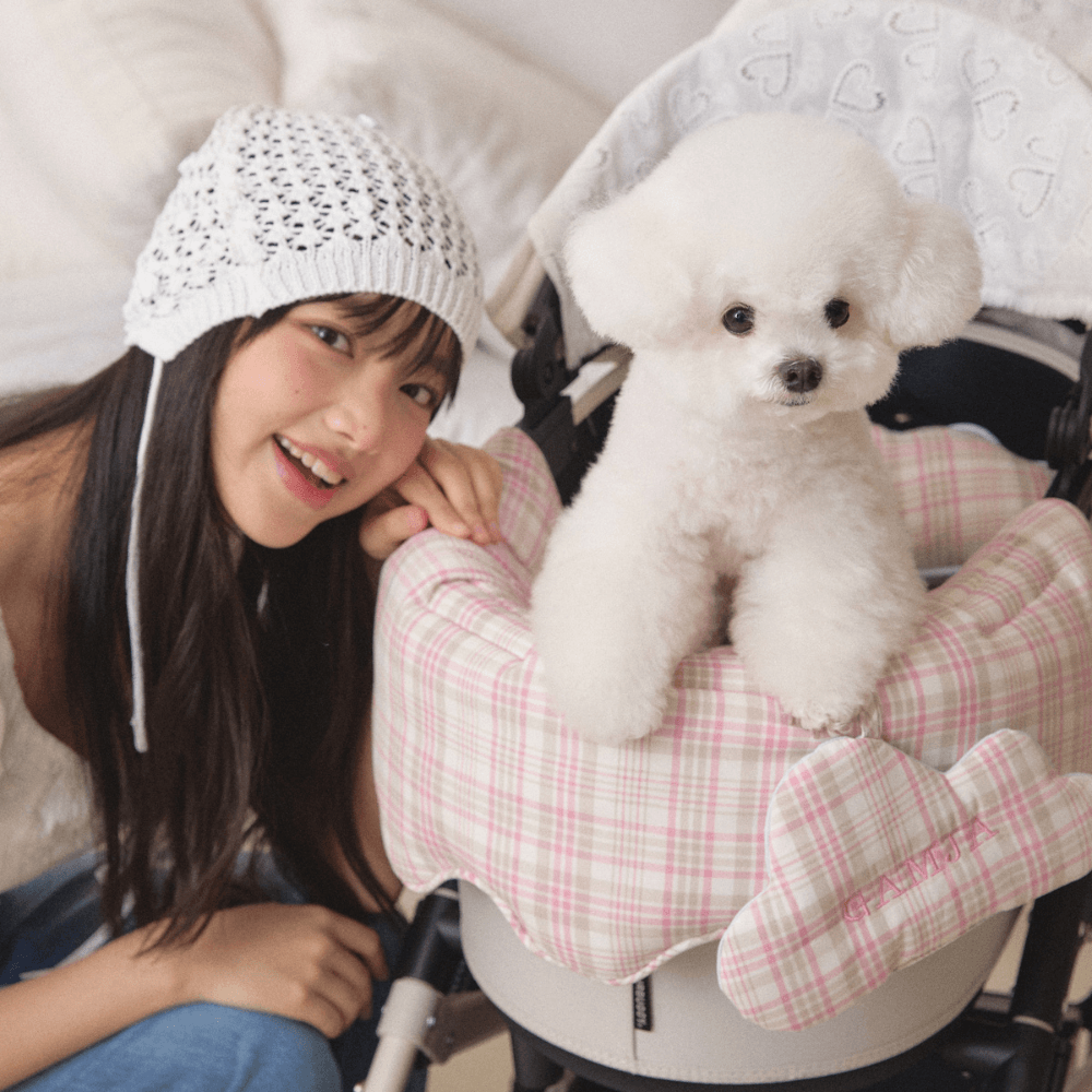 【予約】Fluffy Buggy Liner（Rosy Check）