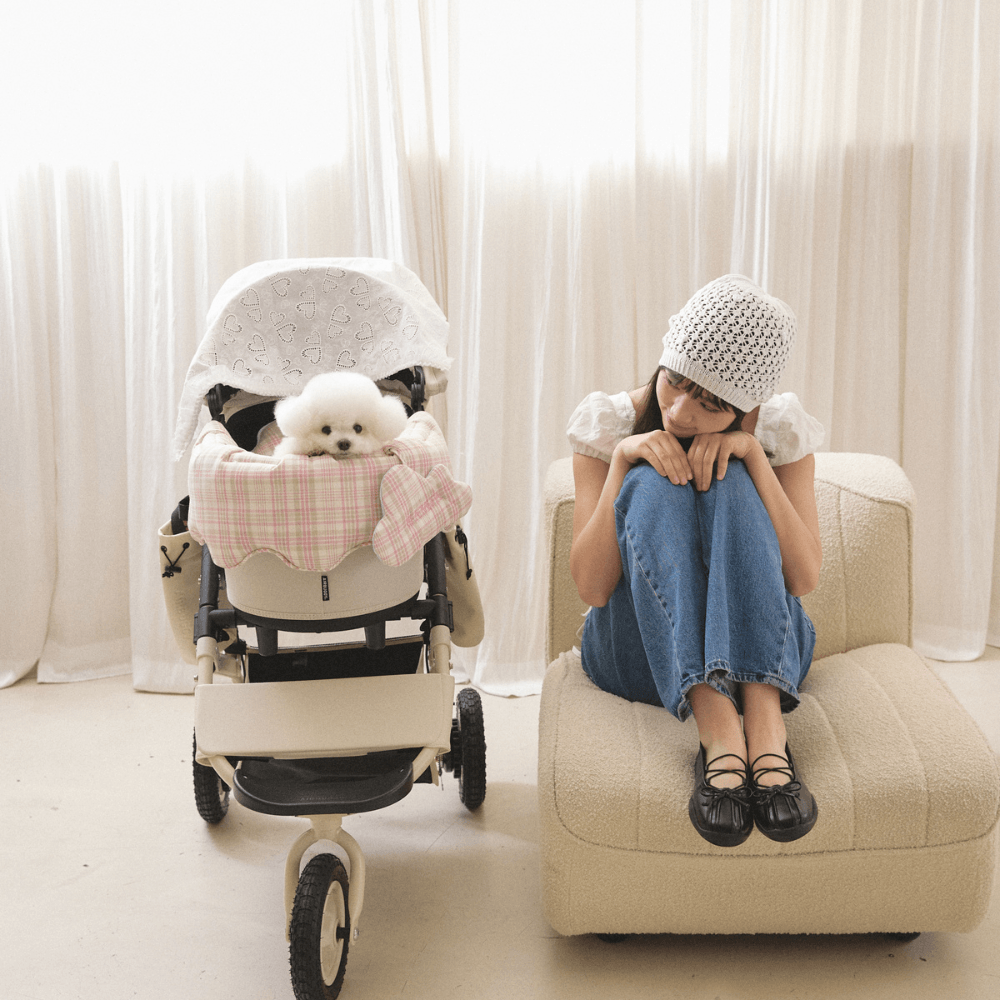 【予約】Fluffy Buggy Guard (Rosy Check)