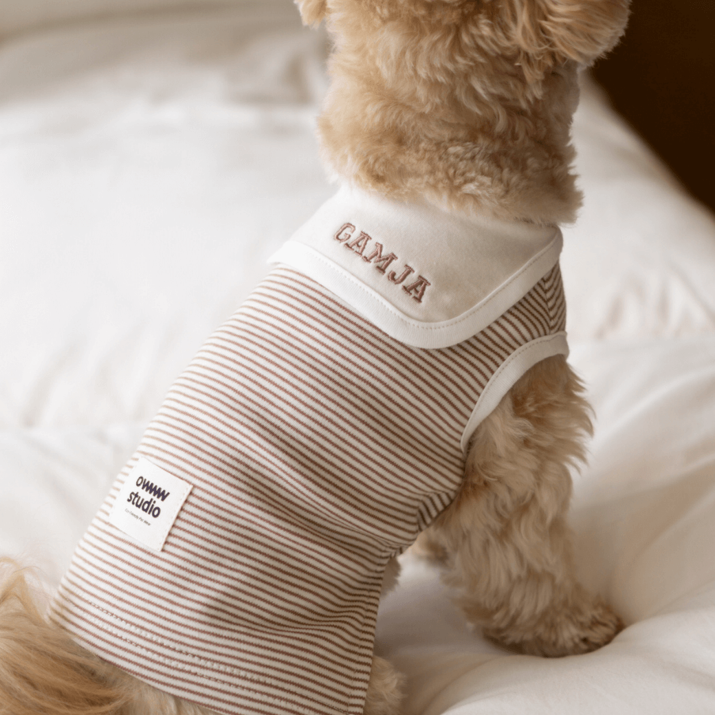 【予約】ORGANIC SAILOR SLEEVLESS（ネーム刺繍可 / 2COLOR）