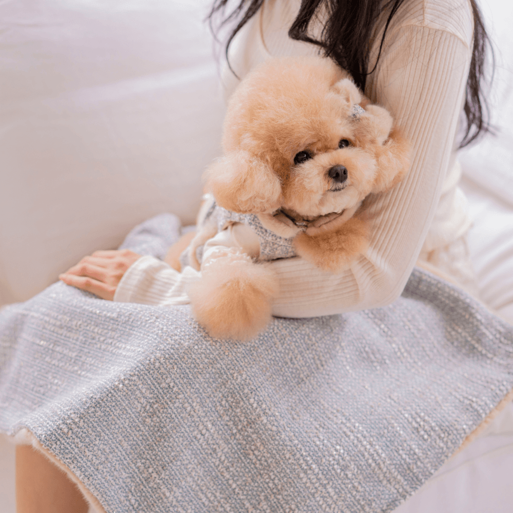Coco Fur Tweed Blanket (2color)