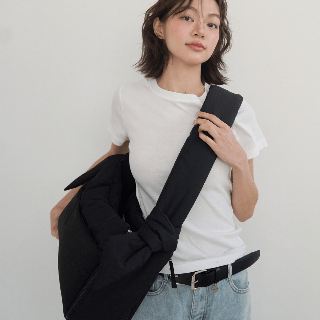 【予約】open bag - black（APERTY）