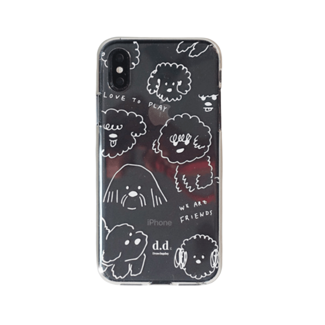 【予約商品】DUSTIES ALL WHITE CLEAR CASE（WHITE）