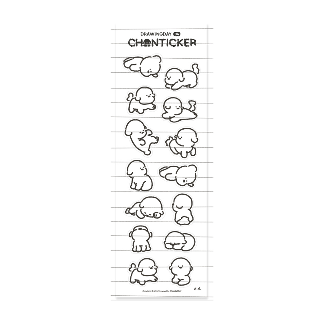 CHONTICKER Sticker (4design)