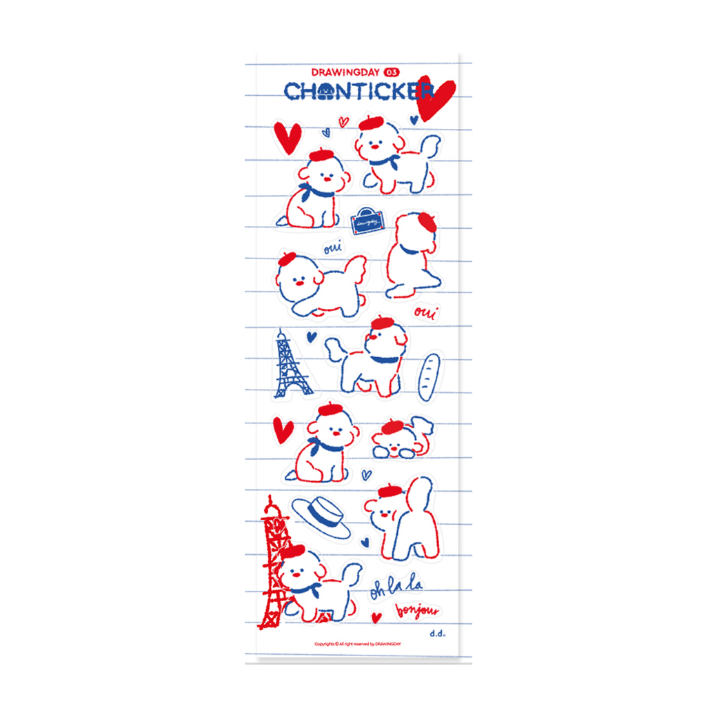 CHONTICKER Sticker (4design)