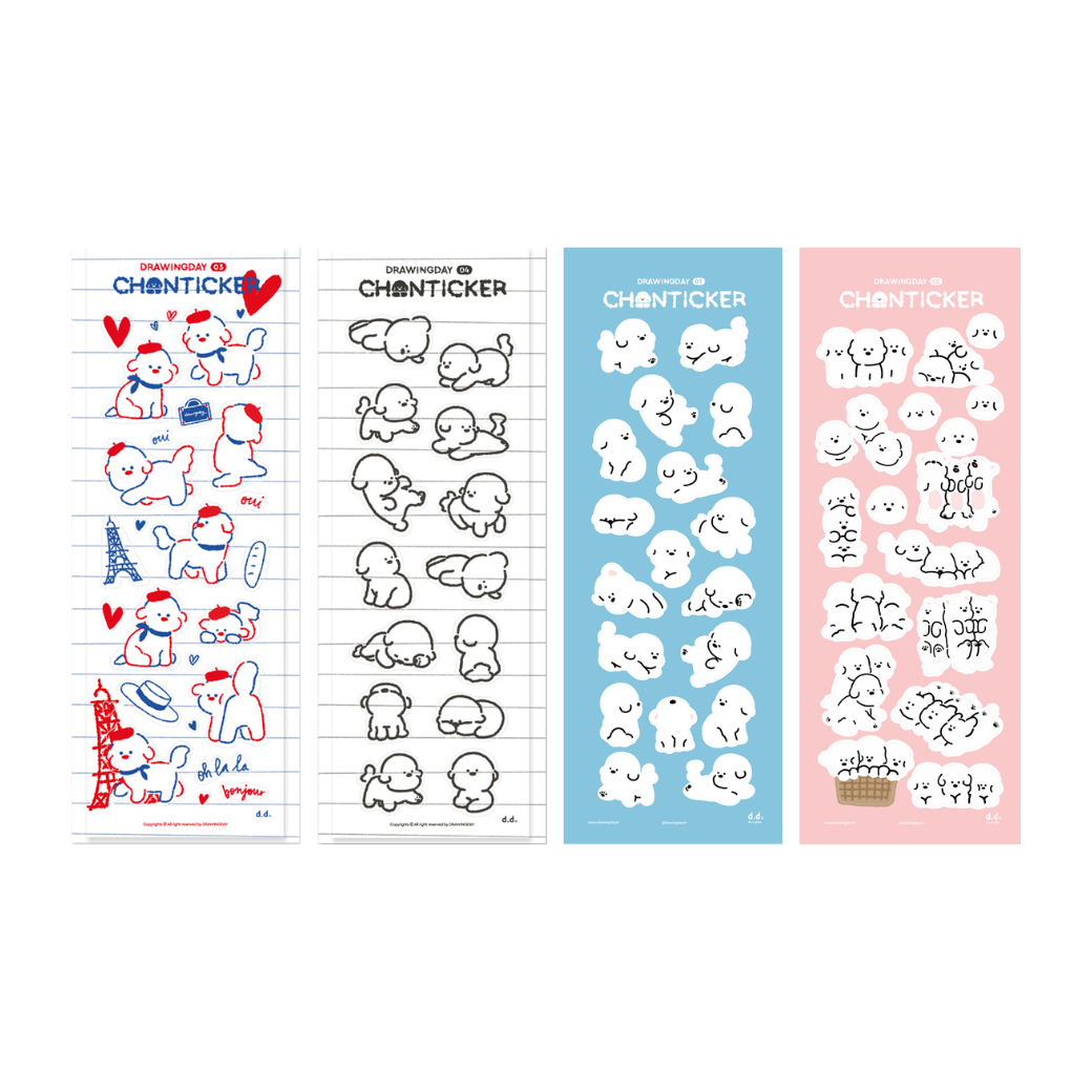CHONTICKER Sticker (4design)