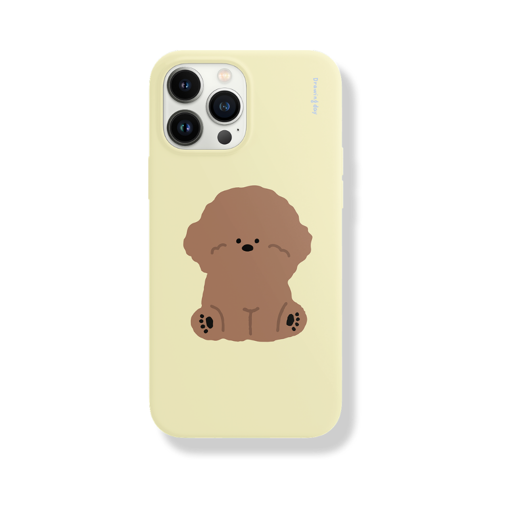 【予約商品】HI CHOCO PHONE CASE（BUTTER YELLOW）