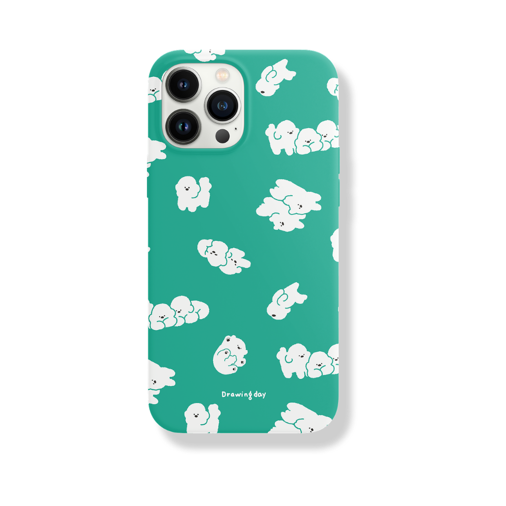 【予約商品】WITH CHON PHONE CASE（GREEN）