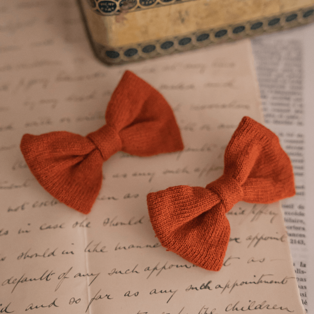 Frill Knit Hair Pin（4color）