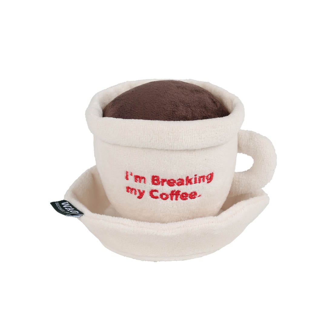PLUSH TOY CUP AND SAUCER