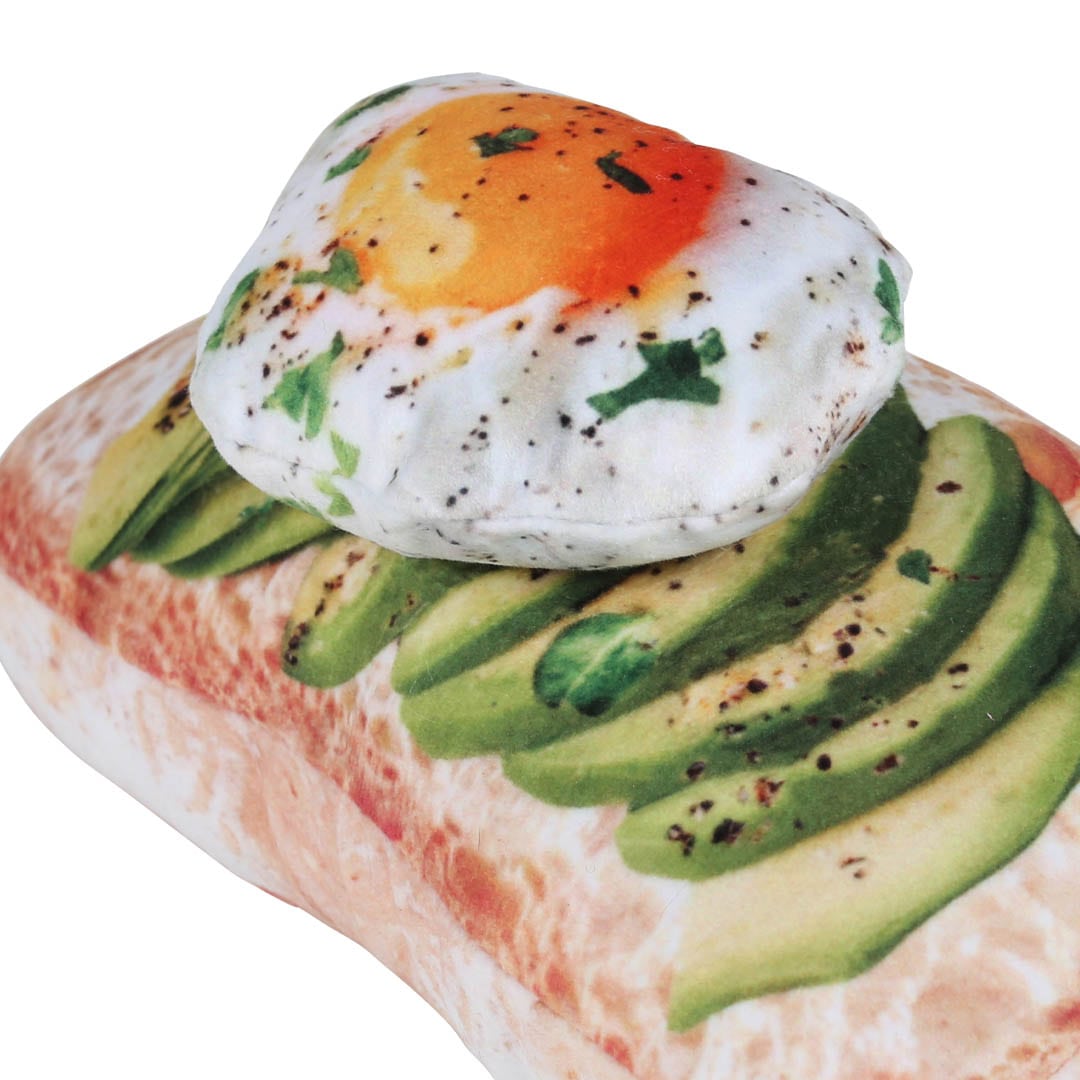 PLUSH TOY AVOCADO EGG TOAST